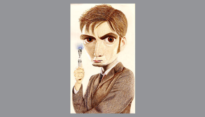 drawing of 10th doctor