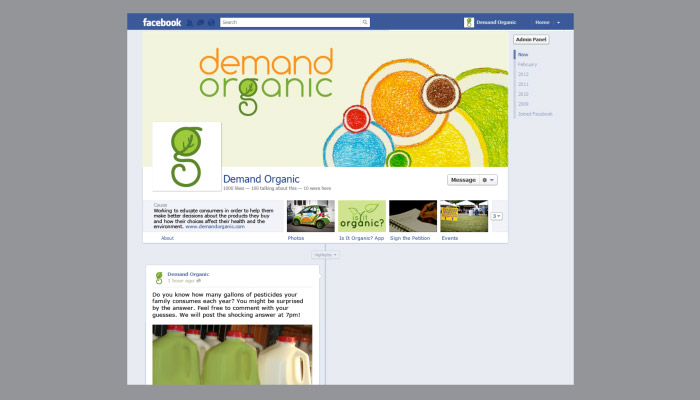 demand organic social media