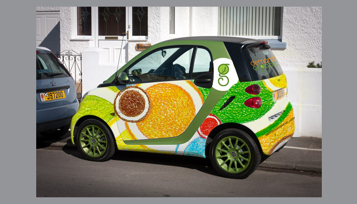 demand organic vehicle wrap